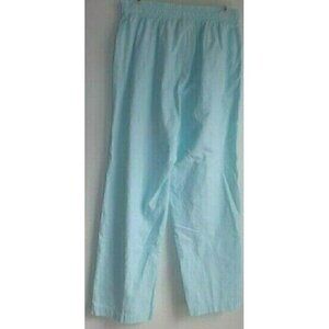 Cotton Connection M elastic waist blue cotton pants pockets 26" inseam